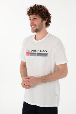 Erkek Bisiklet Yaka Beyaz Pijama Tak_m_ Sepette S_rpriz _ndirim - U.s. polo assn фото 3