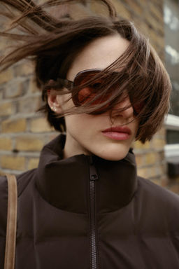 RUBBERISED PUFFER GILET - Zara фото 2