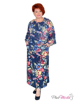 Туника Модель №1555 размеры 44-84 - Plusmoda фото 8