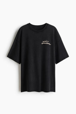 Camiseta oversize con motivo estampado