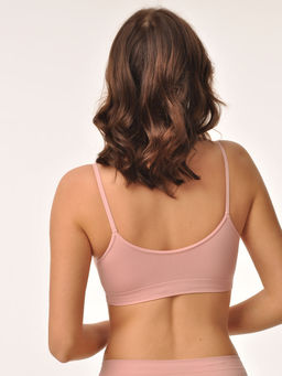 Топ на тонких бретелях в рубчик - My фото 17