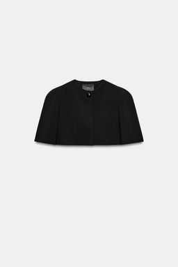 BLAZER CROPPED ZW COLLECTION / Negro - Zara фото 6