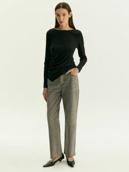 Джинсы Mom Fit 369, D369/gabbro