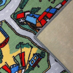 Палас «Лунапарк», 200×350 см, зелёный