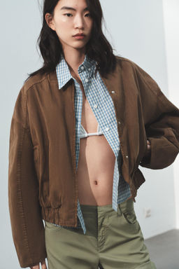 PADDED BOMBER JACKET - Zara фото 8