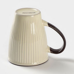 Кружка керамическая Доляна Coffee, 270 мл, цвет бежевый