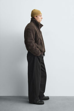 FAUX SHEARLING JACKET - Zara фото 6