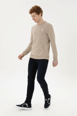 Мужской свитшот светло-хаки - U.s. polo assn фото 4