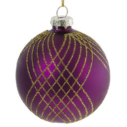 Украшение новогоднее "Шар", D8 см, L8 W8 H10 см, 2в.