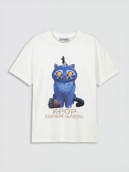 K-pop Demon Hunters Bask?l? K?z ?ocuk Ti??rt