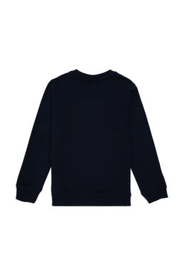 Базовый свитшот темно-синего цвета для мальчика - U.s. polo assn фото 2