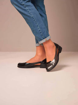 Туфли 160.madonnabl.Черный лак астана