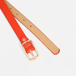 Ремень женский, ширина 1.8 см, винт, пряжка металл, цвет красный - Simaland фото 2