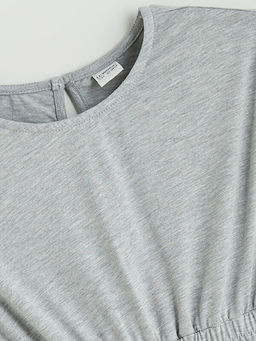 Bisiklet Yaka K?z ?ocuk Elbise