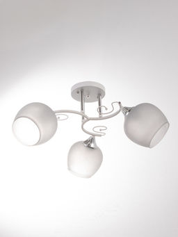 Люстра «Люси» 2028/3, 3×60 Вт, Е27, 54×24 см, белый