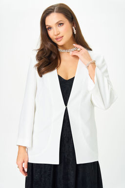 Костюм Lenata 20457 белый с черным