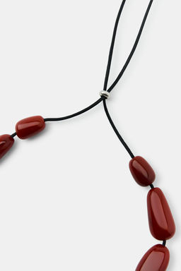 MIXED RESIN BALL NECKLACE - Zara фото 4
