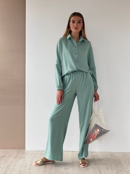 10005 Брюки летние фисташковые - Martichelli фото 13