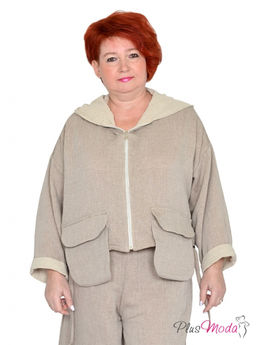 Жакет Модель №1552 размеры 44-84 - Plusmoda фото 3