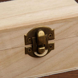 Цена за 12 шт. Шкатулка для росписи дерево «Прямоугольная», для творчества, декора, 5.5×10×6 см