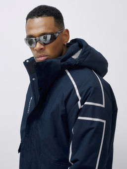 Горнолыжный костюм мужской зимний темно-синего цвета 390TS - Leifensh фото 18