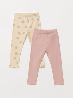 Beli Lastikli Bask?l? K?z Bebek Tayt