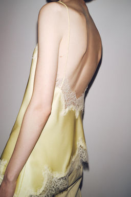 ZW COLLECTION LACE CAMISOLE TOP - Zara фото 3
