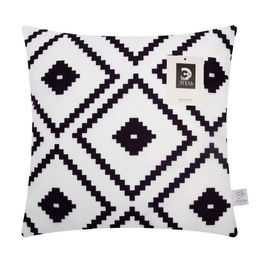 Наволочка декоративная Этель Геометрия Графика 40х40 см, велюр  фото 5