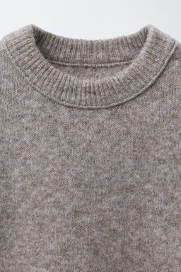 KNIT SWEATER WITH LACE BOWS - Zara фото 3