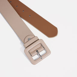 Ремень женский, ширина 3.3 см, винт, пряжка под кожу, цвет бежевый - Simaland фото 2