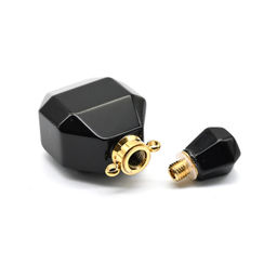 Парфюмерный флакон-кулон из агата 20*15*37мм