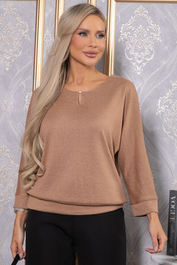 Джемпер трикотажный Претти (бежевый) Б14787-50М