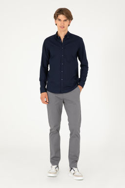 Мужские серые брюки из плотной ткани/чиносы - U.s. polo assn фото 3