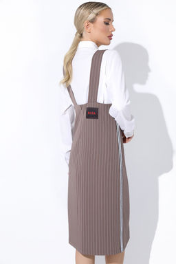 Сарафан Кайлин (полоска/мокко) - Эльза фото 6