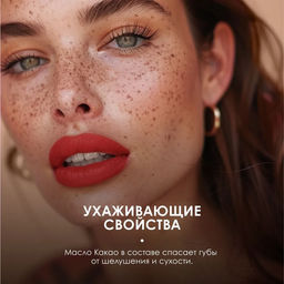 КАРАНДАШ-ПОМАДА ДЛЯ ГУБ VIVID ACCENT МАРКИ SHU №463 неклассический красный