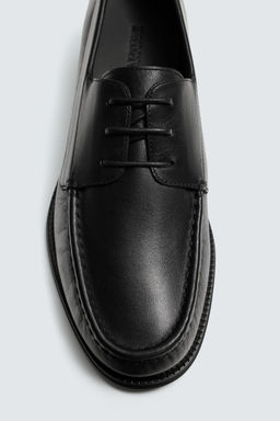 ZAPATO N?UTICO PIEL / Negro - Zara фото 3