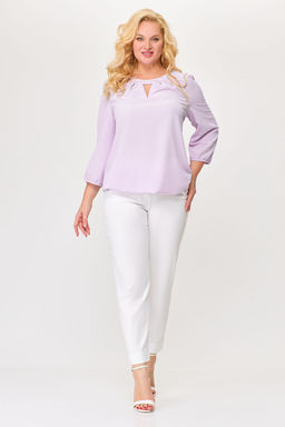 Блуза Swallow 803.2 черный+серебряный узор фото 519