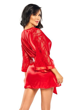 Marissa peignoir Red