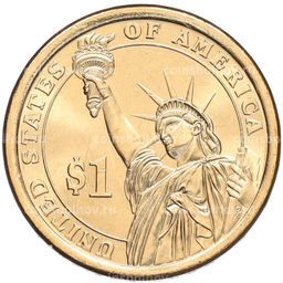 Монета 1 доллар 2014 года (Р) США 30-й президент США Калвин Кулидж
