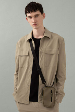 Regular Fit Polo Yaka C?tc?t Kapamal? Cepli Gomlek Ceket - Defacto фото 4