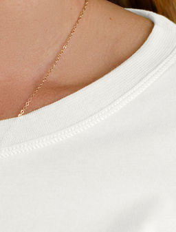 Базовый лонгслив из премиального хлопка с эластаном - Vilatte фото 4