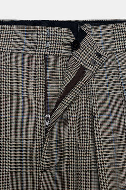 CHECK TROUSERS WITH DARTS ZW COLLECTION - Zara фото 9
