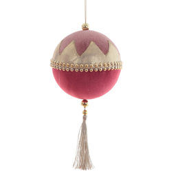 Украшение новогоднее "Шар", L10 W10 H21 см, 4в.