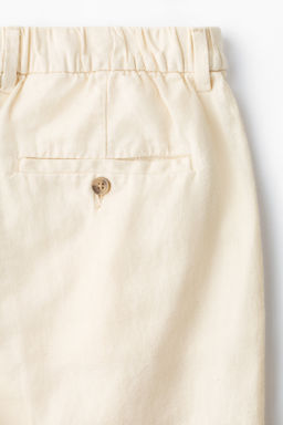 Pantal?n en mezcla de lino Loose Fit - H&m фото 7
