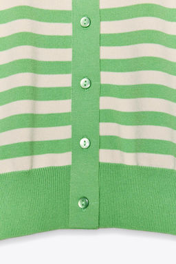 STRIPED KNIT CARDIGAN - Zara фото 16