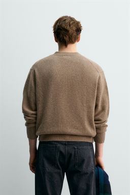C?RDIGAN CASHMERE AARON LEVINE X ZARA / Marr?n / Topo фото 3