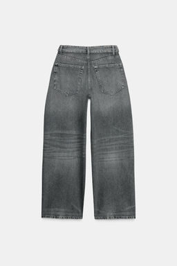 JEANS WITH FOLDED WAISTBAND TRF MID-WAIST - Zara фото 20