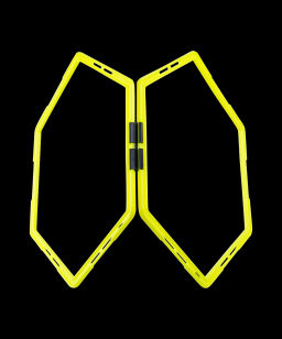 Набор шестиугольных напольных обручей JOGEL Agility Hoops JA-216, 6 шт.  фото 3