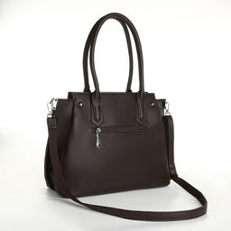 Сумка женская тоут, на молнии, цвет тёмно-коричневый - Simaland фото 2