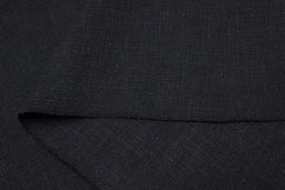 Крапива Рами (Ramie)-диагональ, цв.Черный, ш.1.4м, крапива-100%, 240гр/м.кв - Купава фото 3